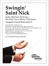 Swingin' Saint Nick Concert Band sheet music cover
